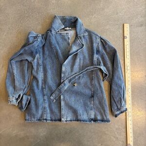 Aaron & Amber soft denim jacket sz medium